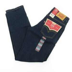 Levis 502 Boys Blue Denim Jeans 12 Reg Adjustable Waist NWT $42